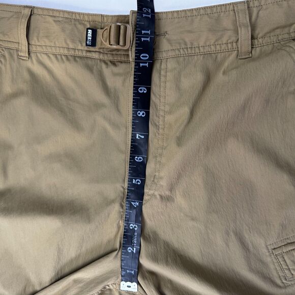 REI Co Op Cargo Shorts Mens 38 Tan Relaxed Fit Nylon Hiking Outdoor Utility - Picture 13 of 16